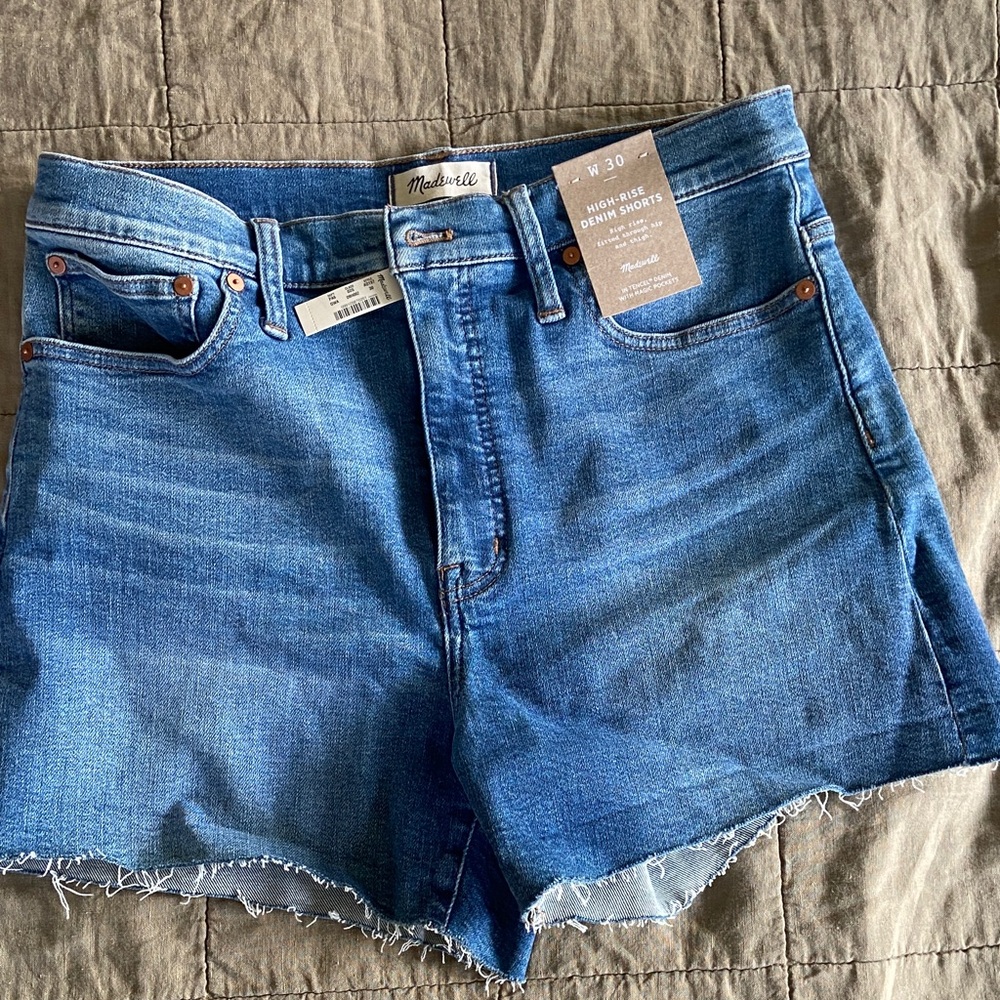 Madewell Classic High-Rise Denim Shorts Sz 30